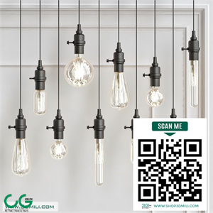 Vintage style pendant lights